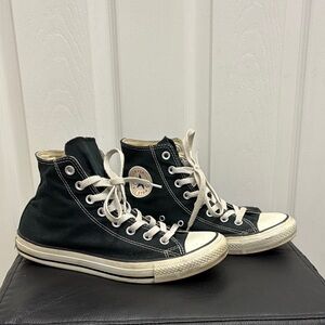 Converse Black Canvas High-Tops